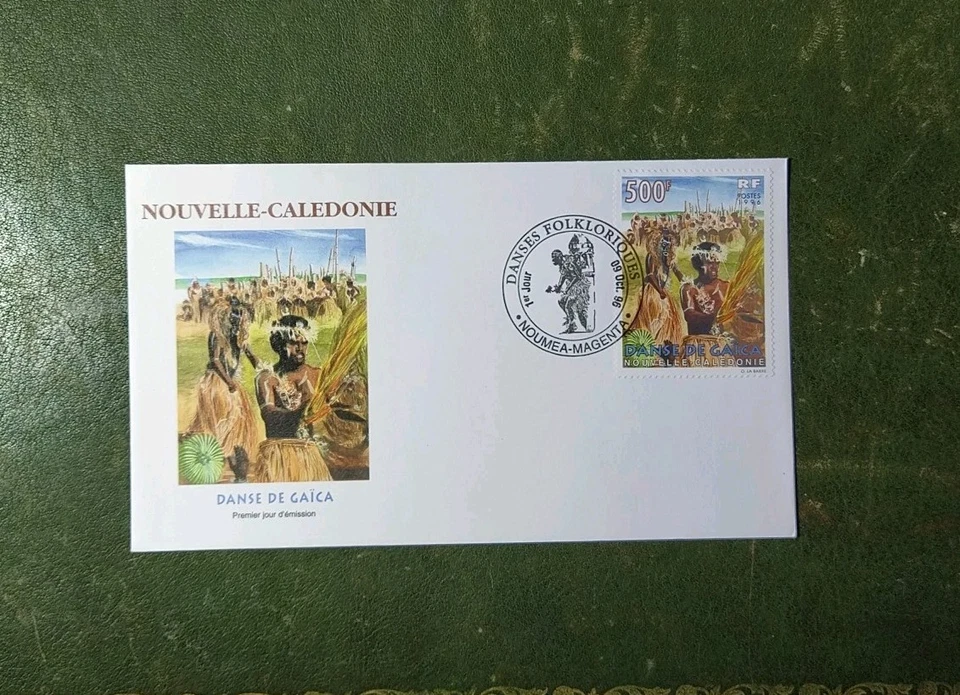 Enveloppe 1er Jour Nouvelle Calédonie 9 Octobre 96 Danse De Gaïca  - Photo 1/1