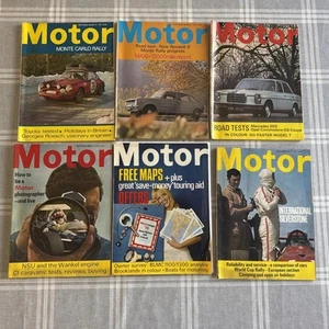 VINTAGE CAR MAGAZINE MOTOR Bundle X6 1970 (January, February March And May). - Picture 1 of 7