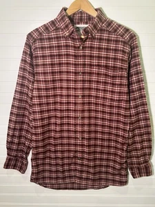 Mountain Khakis Park Flannel Shirt Men’s Sz Small Red Plaid Button Up Cotton EUC - Picture 1 of 11