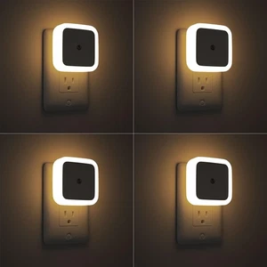 Luz Nocturna, Luces Nocturnas Enchufables en Pared Paquete de 4, Luz Nocturna Enchufable Luz Nocturna... - Imagen 1 de 8