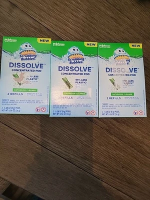 Scrubbing Bubbles Dissolve Concentrated Pods Bathroom Cleaner - 3 Count (6 Pods) - Image 1 of 4