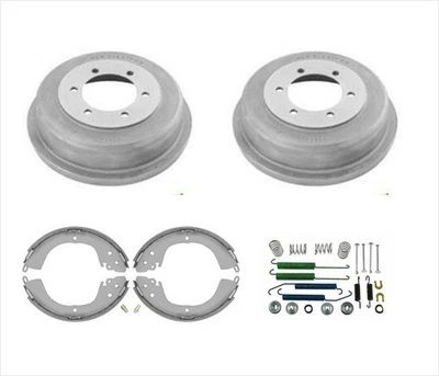 Tambores de freno traseros, zapatas y resortes de freno para Mitsubishi Montero Sport 97-04 4 piezas Kt Foto 1 de 4