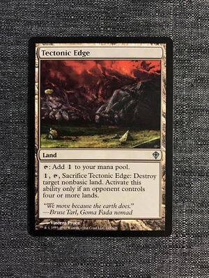 1x Tectonic Edge - NM - Worldwake MTG Magic The Gathering - Image 1 of 2