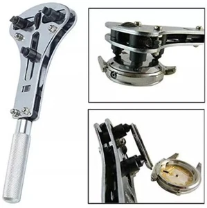 Adjustable Watch Back Case Opener Wrench Tool Battery Change Remover Repair New - Picture 1 of 6