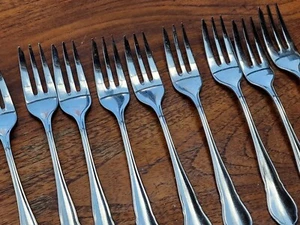 WMF Royal Chippendal 11 tenedores pequeños tenedores para pasteles Cromargan - Imagen 1 de 6