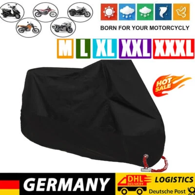 SUNNYEAL Motorrad Abdeckung Wasserdicht Motorradgarage Motorradplane Abdeckplane Roller