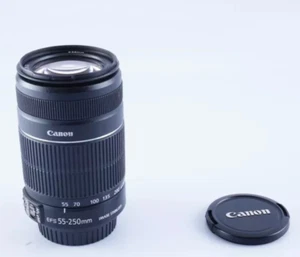 Canon EF-S 55-250mm f/4-5.6 IS II Telephoto Zoom Lens – Clean, Image Stabilized - Picture 1 of 13