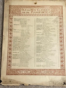1892 SONG WITHOUT WORDS Sheet Music PIANO SOLO by Gustav Holzel - Picture 1 of 4