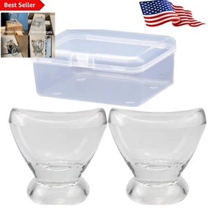 Reusable Glass Eye Wash Cups with Leak-Proof Seal - Eye Hygiene Essential - Picture 1 of 9