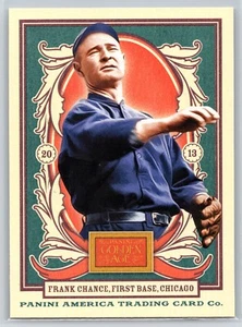 2013 Frank Chance Panini Golden Age #9 First Base Chicago Baseball Card - Picture 1 of 2
