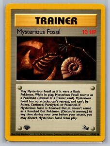Mysterious Fossil 1st Edition #62 NM Fossil Pokemon TCG