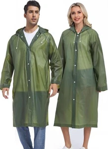 2PCS Borogo Rain Coats for Adults - Reusable Rain Jackets for Men & Women - Picture 1 of 7