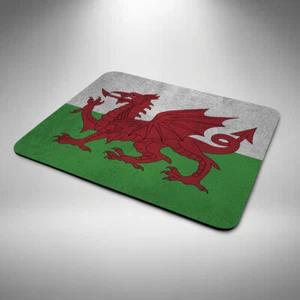 Wales Mouse Mat / Pad Birthday Day Office Christmas Gift Welsh Flag - Picture 1 of 1
