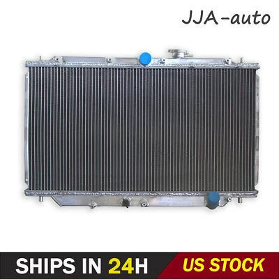 For 1992-1996 Honda Prelude (MT) l4 Full Aluminum Radiator 1993 1994 1995 Foto 1 de 4