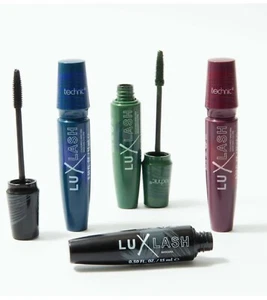 Technic Lux Lash Mascara - Green, Warm Burgundy & Navy Blue - Picture 1 of 4