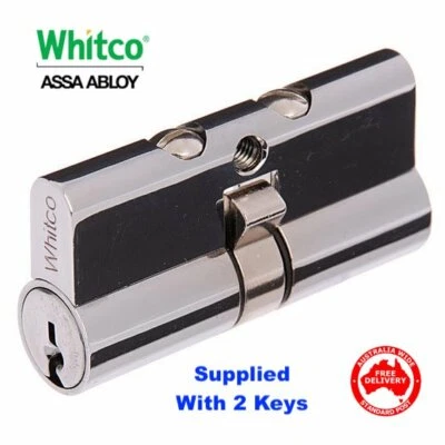 WHITCO Security Door Lock Cylinder-Replacement for Doric,Austral, Tasman W842500 - image 1 of 4