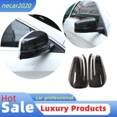 ABS Carbon Fiber Exterior Side Mirror Cover For Mercedes-Benz ML/GL/GLE/G-Class - Image 1 of 4