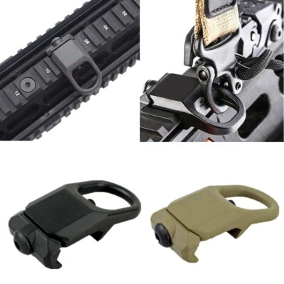 Tactical Quick Detach Sling Mount Plate Adapter Attachment for 20mm Rail - Image 1 of 4