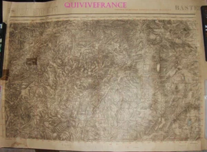 AFF3020 - CARTE MILITAIRE CORSE BASTELICA - 265 - 1880-1924 - Picture 1 of 5