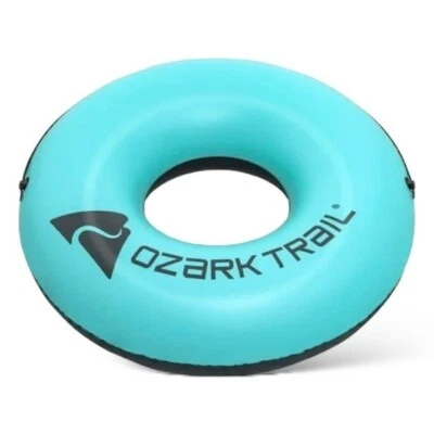 Ozark Trail Inflatable River Tube Raft 39" Grab Rope Blue Lake Pool Float NEW - Image 1 of 3