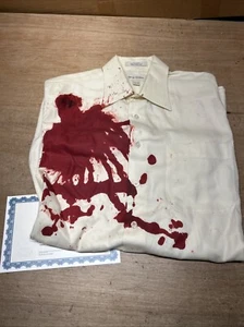 24 Original Prop Wardrobe S8, E22 Berkov Death Shirt with 20th Century Fox COA - Picture 1 of 18