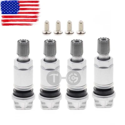 4x TPMS Tire Sensor Service Rebuild Kit Valve Stem For Mazda Mitsubishi VS-MA02 - Image 1 of 4