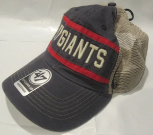 Neu mit Etikett NFL 47 Marke Juncture Clean Up Baseballmütze - New York Giants verstellbar Einheitsgröße - Bild 1 von 6