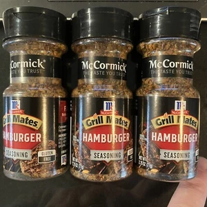 Lote de 3 McCormick Grill Mates Hamburguesa Condimento Mezcla 2.75 OZ ea BB 15/11/2024 - Imagen 1 de 5