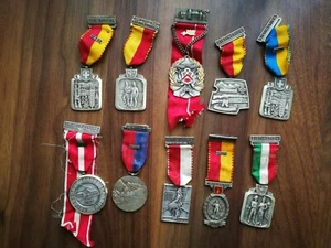Lot Of Antique Shooting Medals Paul Kramer Huguenin Le Locle - Picture 1 of 11