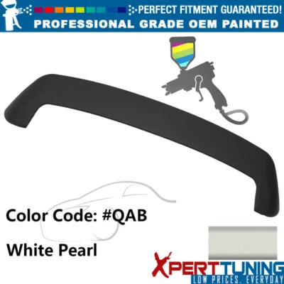Fit 11-17 Nissan Juke Roof Spoiler OE Style Painted #QAB White Pearl Foto 1 de 4