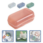 4 Pcs Travel Soap Box Student Shower Container Sealed Case