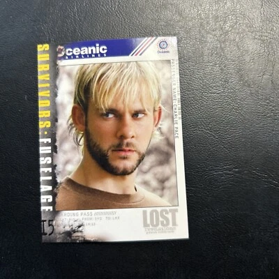 J4c Lost Revelations 2006 Inkworks #15 Charlie Pace Dominic MONAGHAN - Imagem 1 de 2