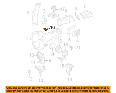 Aquecedor de ar condicionado Ford OEM 92-04 E-150 Club Wagon E8UZ19A706A - Imagem 1 de 2