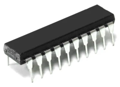 2x National Semiconductor DM74LS240N Octal Buffer Line Driver 5.25V IC DIP-20