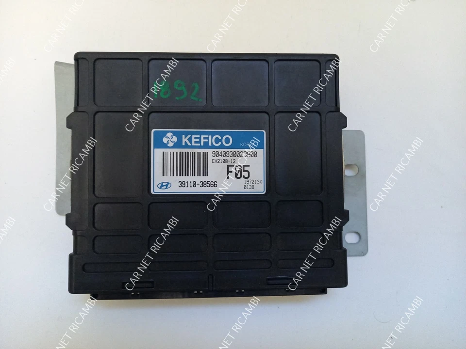 39110-38566 KEFICO 9040930023A00 F05 CENTRALINA MOTORE ECU HYUNDAI TRAJET 2.0 D - Immagine 1 di 4