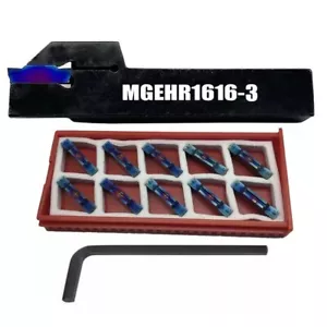 MGEHR1616-3 External Grooving Turning Holder+MGMN300-M insert For Hardness Steel - Picture 1 of 5