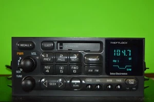 95-02 Chevy Silverado GMC Sierra reproductor de cassette de fábrica radio estéreo 16213825 - Imagen 1 de 9