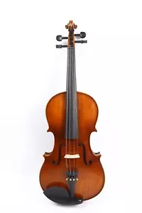 Kit de viola de 4 cuerdas de 16 pulgadas madera de arce accesorios de ébano con estuche y arco - Imagen 1 de 8
