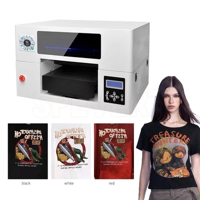 Single Head A3 UV DTG Drucker T-Shirt Kleidung Druckmaschine Garment Printers - Bild 1 von 4