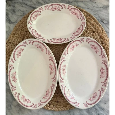 Vintage Homer Laughlin “Best China” American Rose oval platter trio - Image 1 of 4