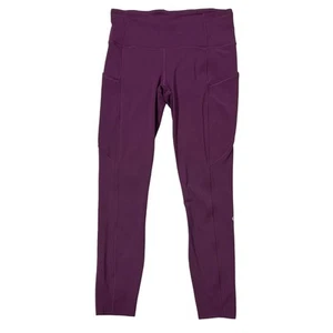 Lululemon Fast Free Crop II HR Non Reflective Nulux Marvel Women’s Sz 6 - Picture 1 of 7