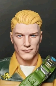 SOLO CABEZA Duke Cabeza pintada personalizada Clasificada Gi Joe - Imagen 1 de 7