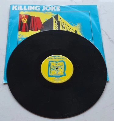 Killing Joke Eighties A2/B1  1984 Post Punk  EG – EGOX16 12" Vinyl Single EX/VG+ - Image 1 of 4