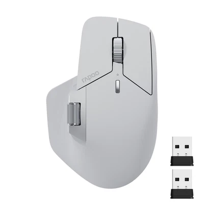 MT760L/MT760M Multi-Mode Rechargeable Wireless Mouse Ergonomic 4000 DPI Support  - Image 1 of 4