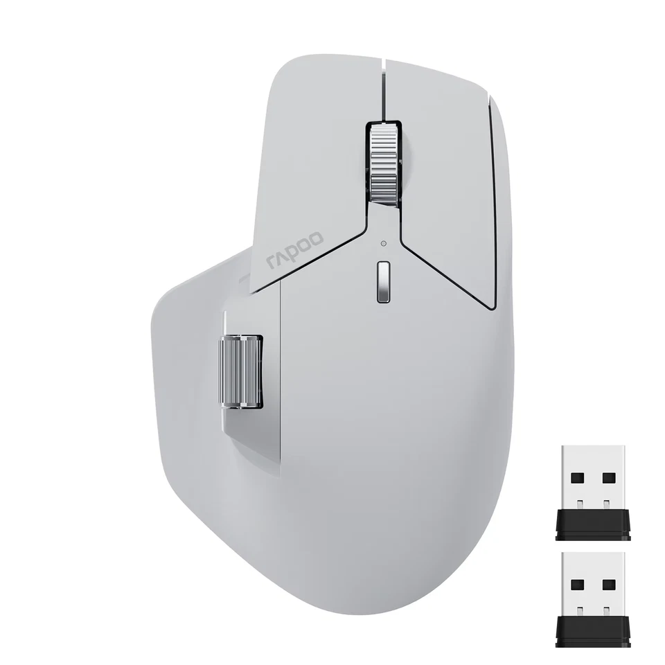 MT760L/MT760M Multi-Mode Rechargeable Wireless Mouse Ergonomic 4000 DPI Support  - Image 1 of 4