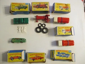 Lote De Colección Coches Matchbox y Cajas Viga Camión Perrera Camión Tractor - Imagen 1 de 6
