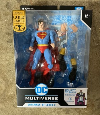 McFarlane DC Multiverse Superman of Earth-2 (Crisis Infinite Earths) Monitor MIP - Image 1 of 4
