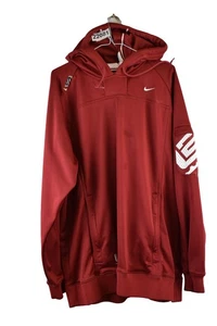 NIKE Lebron Red Hoodie size M Mens Pullover Sports Jumper Casual Outdoors - Picture 1 of 8