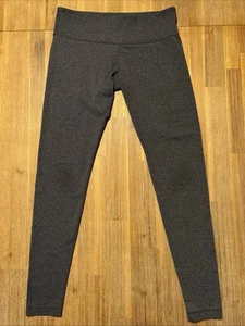 Lululemon Wunder Unterleggings Gr. 10 hoher Bund meliert dunkelgrau Athleisure - Bild 1 von 10