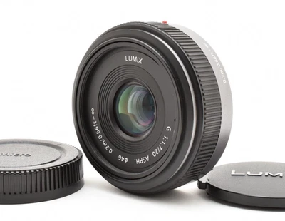 Works Perfectly【Mint】 Panasonic Lumix G 20mm f/1.7 ASPH. Pancake Lens H-H020A - Image 1 of 4